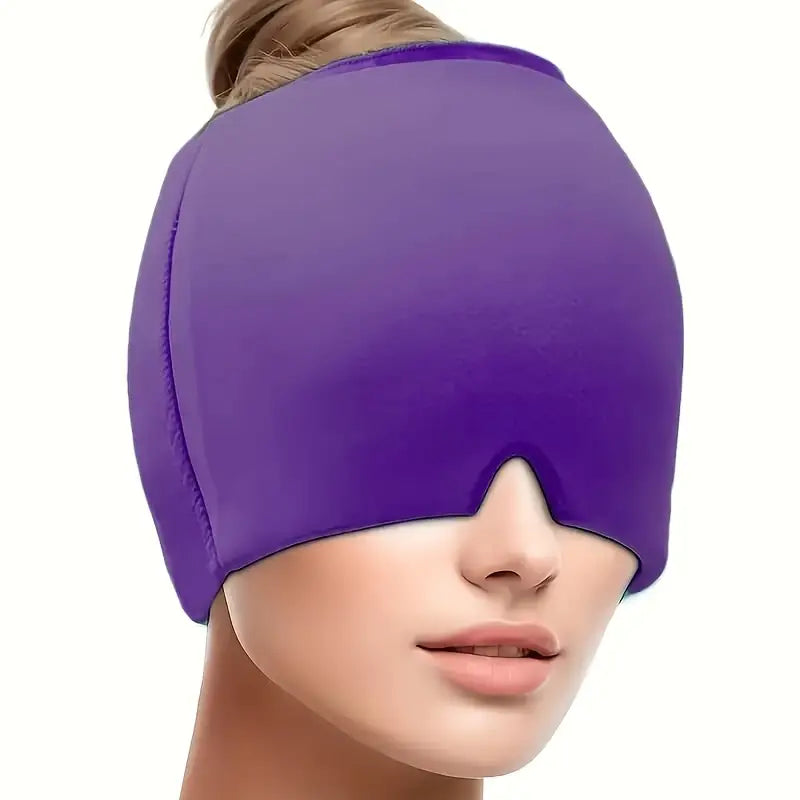 Bolsa de hielo para alivio de dolor de cabeza y migraña