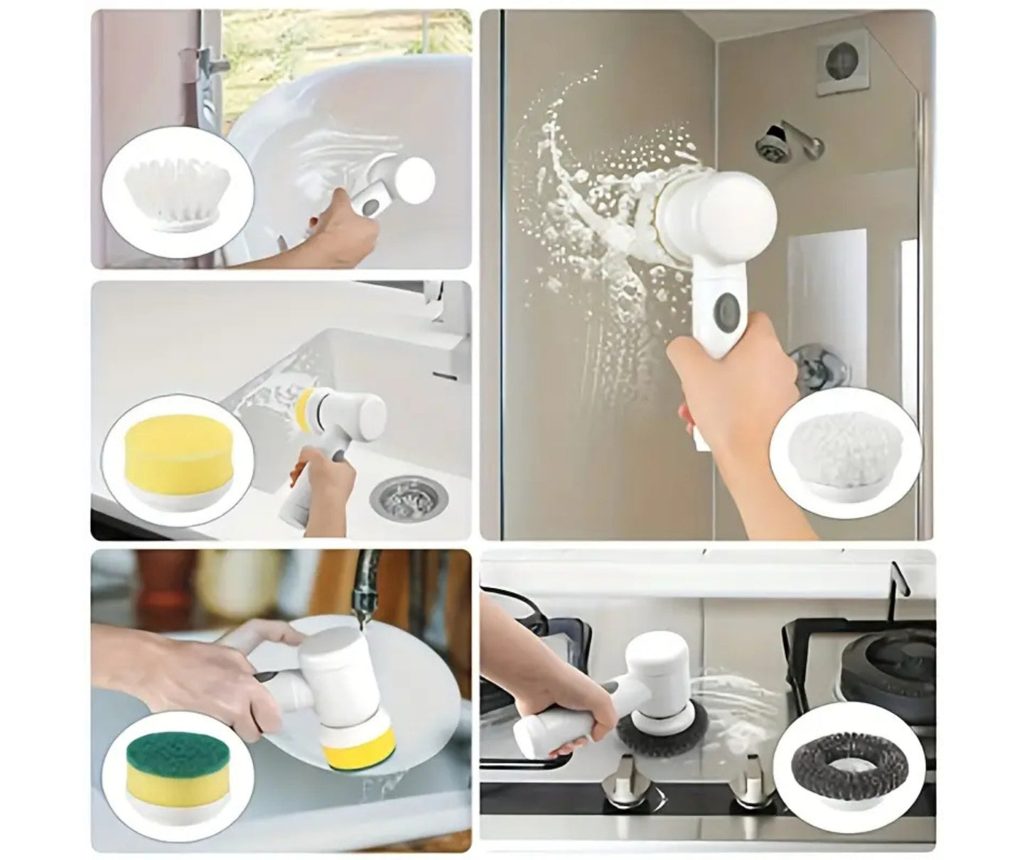 CleanPro 5X, Equipado con 5 Cabezales de Cepillo Reemplazables