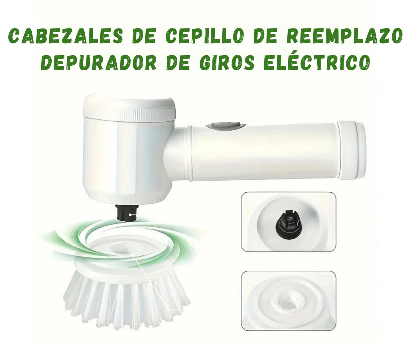 CleanPro 5X, Equipado con 5 Cabezales de Cepillo Reemplazables