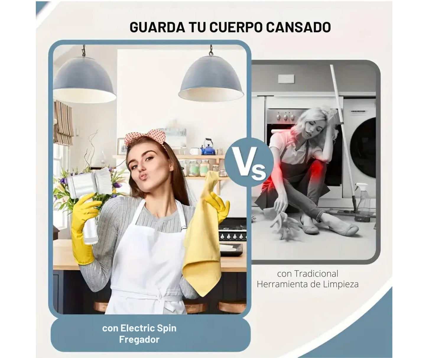 CleanPro 5X, Equipado con 5 Cabezales de Cepillo Reemplazables