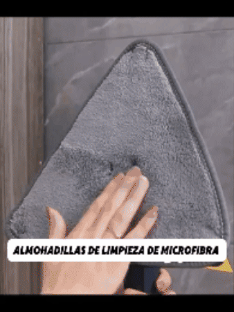 Trapeador Fácil 360° Uso en Seco y Húmedo, Lavado Sin Manos.