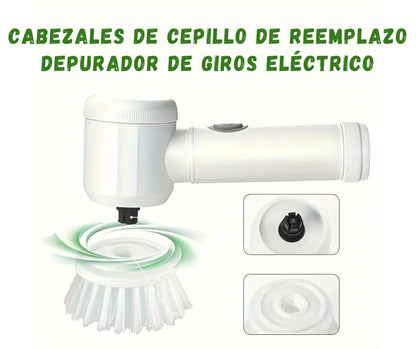 CleanPro 5X, Equipado con 5 Cabezales de Cepillo Reemplazables