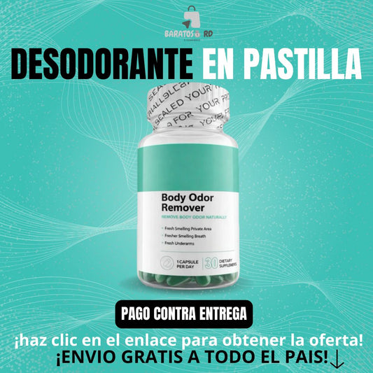 DESODORANTE EN PASTILLAS  30 CAPSULAS