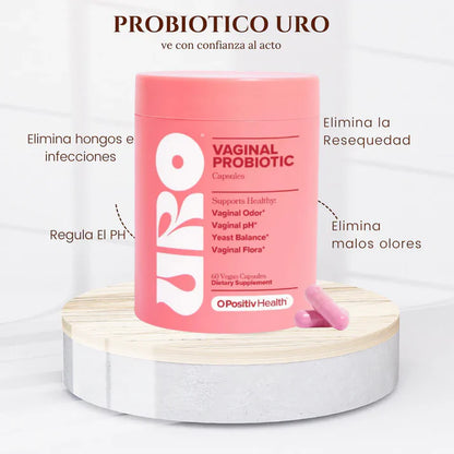 URO Vaginal Probiotics para la salud vaginal de las mujeres