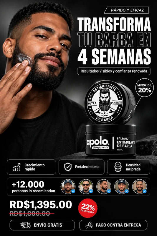 Bálsamo para Crecimiento de Barba Ultra Potente